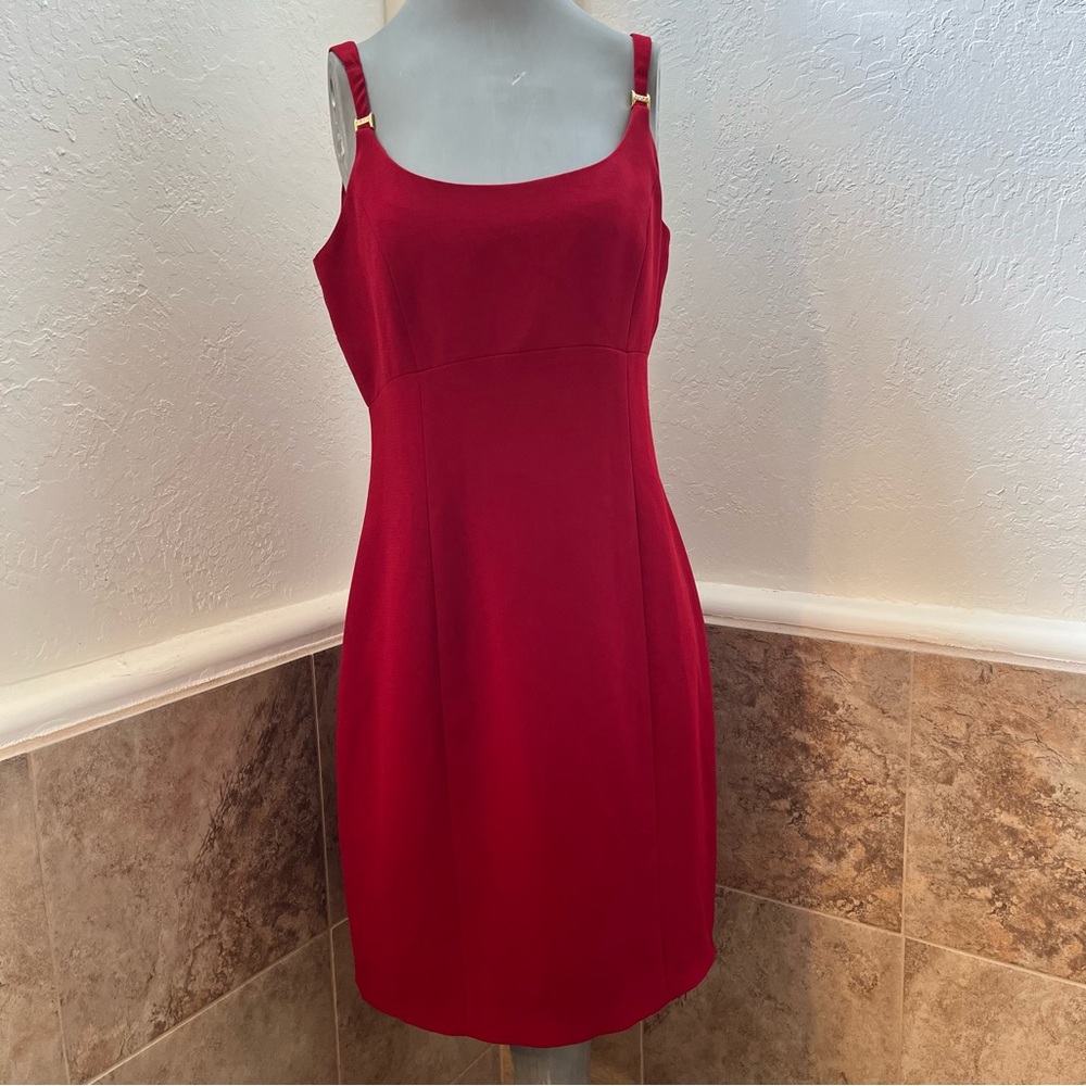 Elegant Red Mini Dress